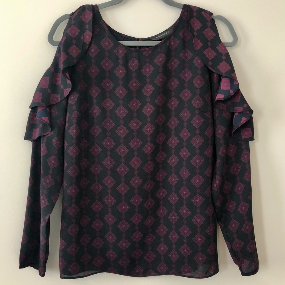 Banana Republic Cold Shoulder Top